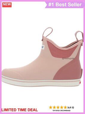 Ankle Deck Boot Waterproof Slip Resistant Bioprene Fishing